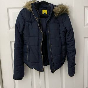Small, Prince & Fox, Navy Blue Puffer Winter Jacket